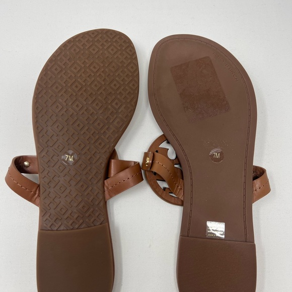 Tory burch miller sandals size 7 brown-2 different shades of brown!!!! - Picture 4 of 12